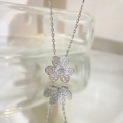 [⭐Seralia]FLOWER DIAMOND NECKLACE