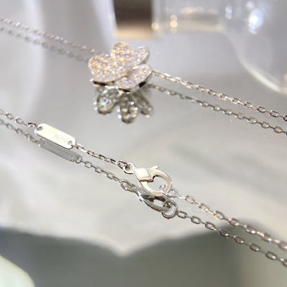[⭐Seralia]FLOWER DIAMOND NECKLACE