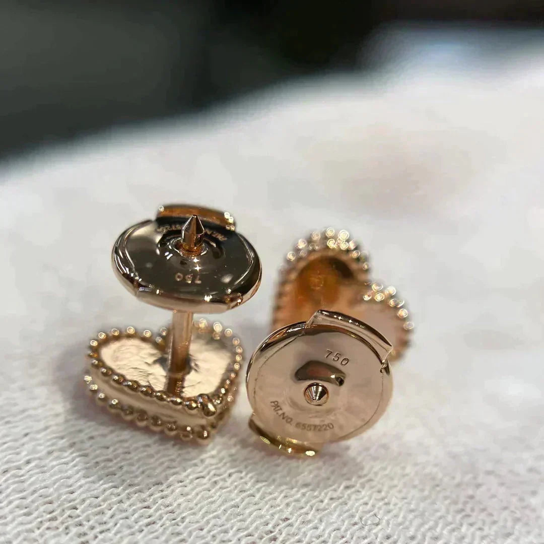 [⭐Seralia]HEART CARNELIAN STUD EARRINGS
