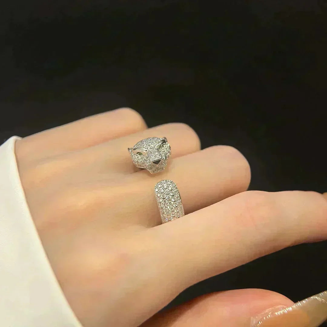 [⭐Seralia]PANTHERE 5.5MM ALL DIAMOND RING