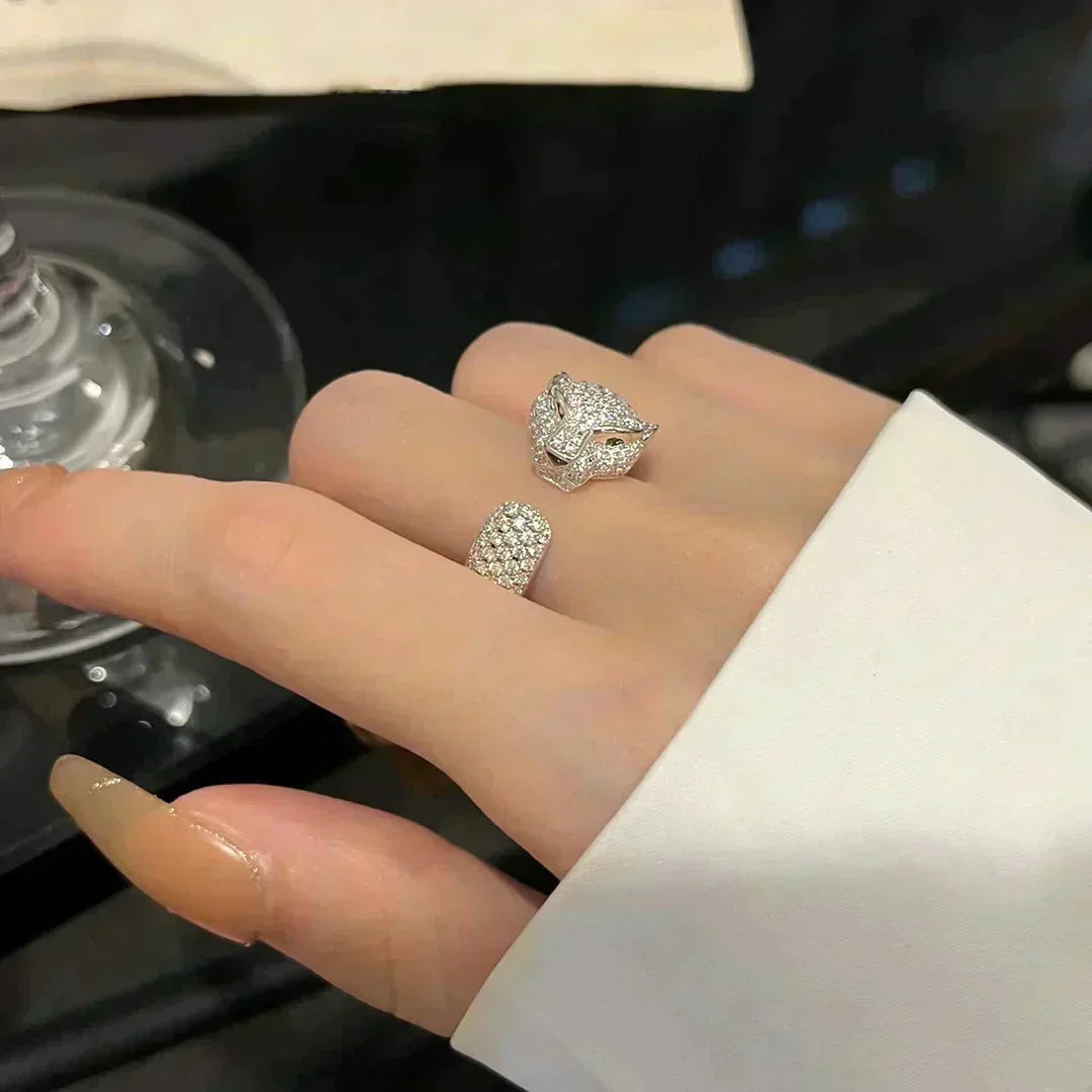 [⭐Seralia]PANTHERE 5.5MM ALL DIAMOND RING