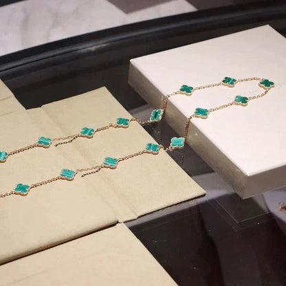 [⭐Seralia]CLOVER 20 MOTIFS MALACHITE GOLD