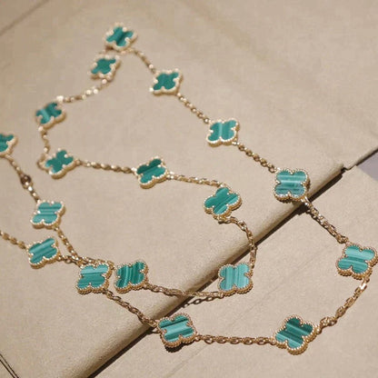 [⭐Seralia]CLOVER 20 MOTIFS MALACHITE GOLD