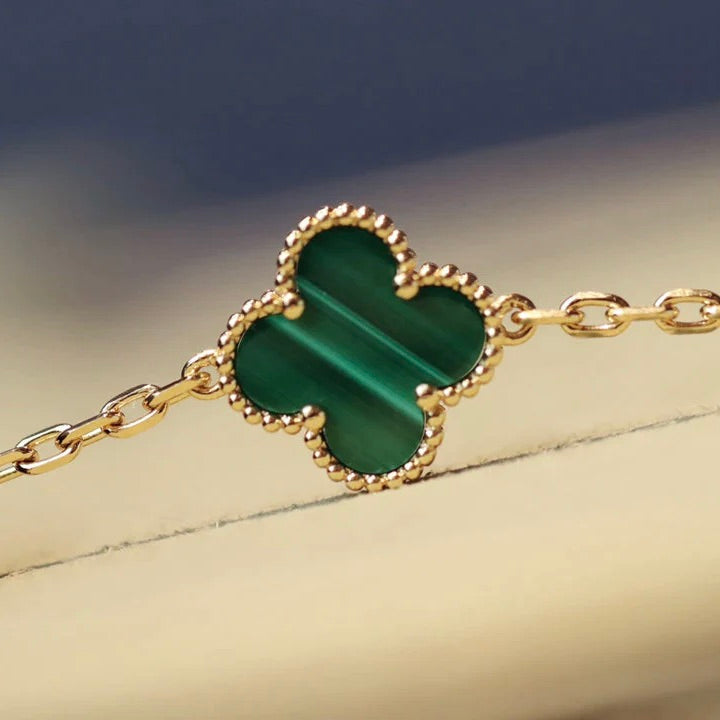 [⭐Seralia]CLOVER 20 MOTIFS MALACHITE GOLD