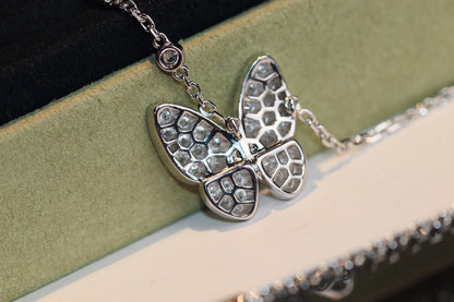 [⭐Seralia]BUTTERFLY DIAMOND NECKLACE