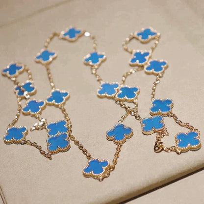 [⭐Seralia]CLOVER 20 MOTIFS TURQUOISE GOLD