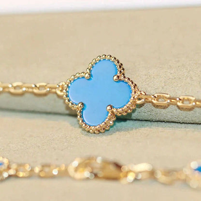 [⭐Seralia]CLOVER 20 MOTIFS TURQUOISE GOLD