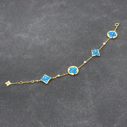 [⭐Seralia]STAR AND SUN TURQUOISE 4 MOTIFS 3 DIAMONDS