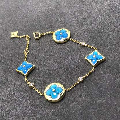 [⭐Seralia]STAR AND SUN TURQUOISE 4 MOTIFS 3 DIAMONDS