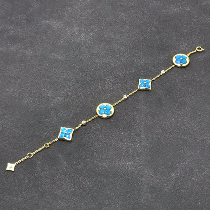 [⭐Seralia]STAR AND SUN TURQUOISE 4 MOTIFS 3 DIAMONDS