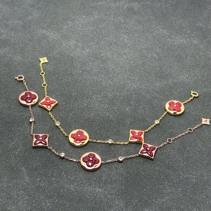 [⭐Seralia]STAR AND SUN CARNELIAN 4 MOTIFS 3 DIAMONDS