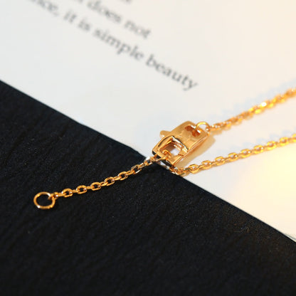 [⭐Seralia]STAR AND SUN DIAMOND PINK GOLD NECKLACE