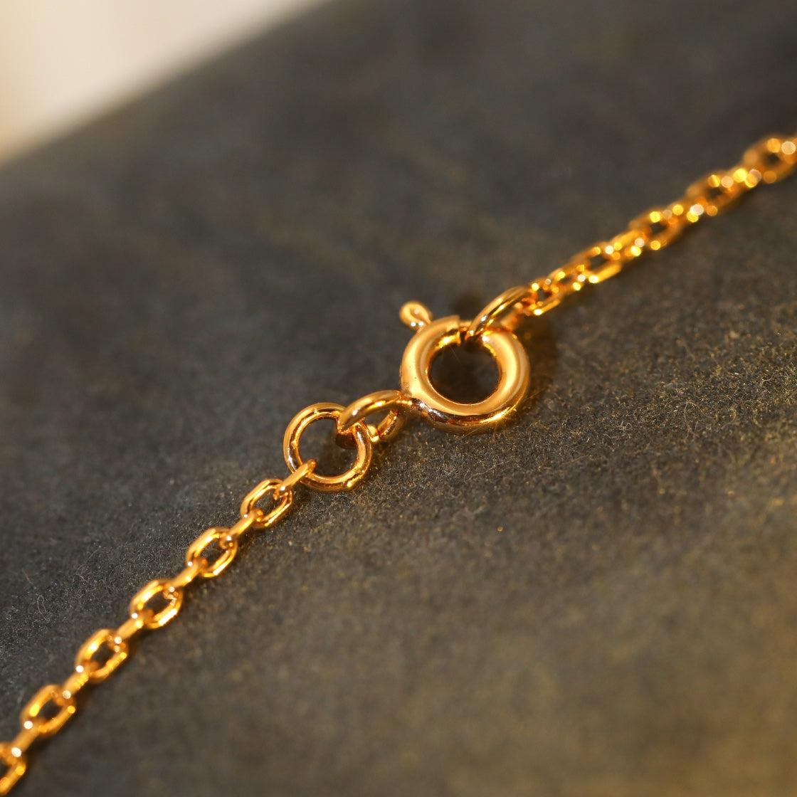 [⭐Seralia]SUN PEDANT PINK GOLD 1 DIAMOND NECKLACE