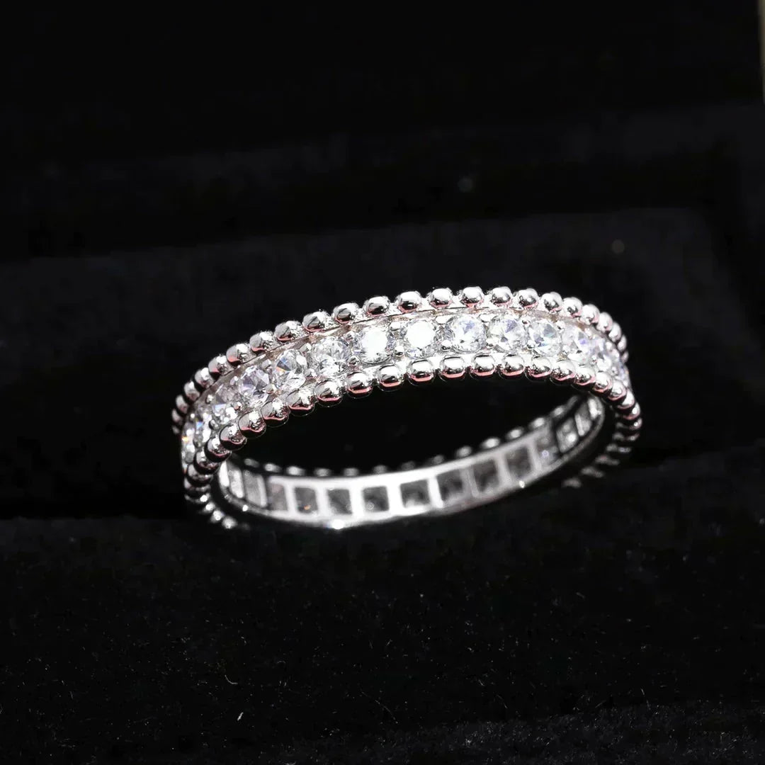 [⭐Seralia]PERLEE DIAMOND SILVER RING