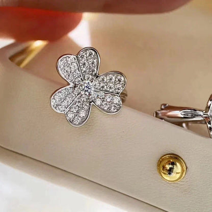 [⭐Seralia]CLOVER COMOS DIAMOND EARRINGS SILVER