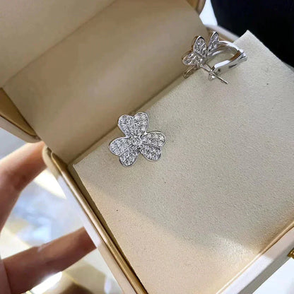 [⭐Seralia]CLOVER COMOS DIAMOND EARRINGS SILVER