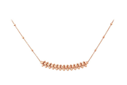 [⭐Seralia]CLASH PINK GOLD NECKLACE