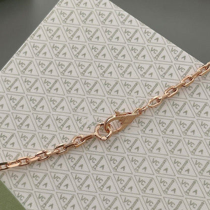 [⭐Seralia]LUCKY SPRING 15 MOTIFS ROSE GOLD NECKLACE