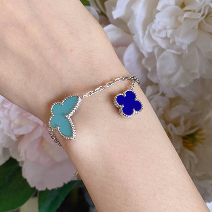 [⭐Seralia]LUCKY SPRING SILVER BRACELET 4 MOTIF