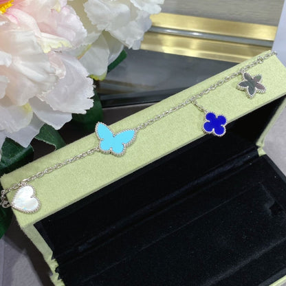 [⭐Seralia]LUCKY SPRING SILVER BRACELET 4 MOTIF