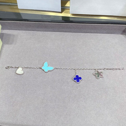 [⭐Seralia]LUCKY SPRING SILVER BRACELET 4 MOTIF