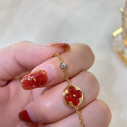 [⭐Seralia]SUN PEDANT CARNELIAN BRACELET