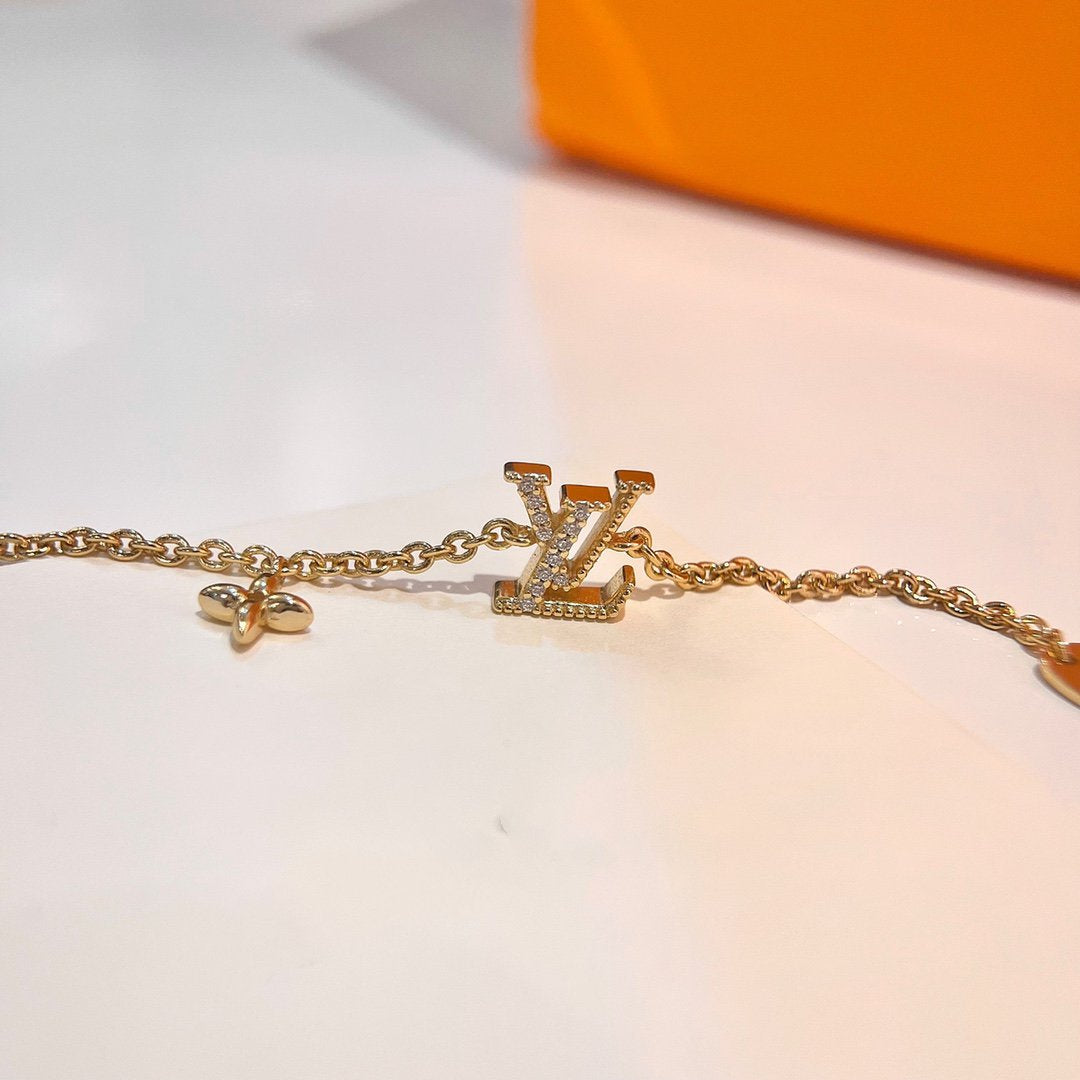 [⭐Seralia]LOGO STAR MOTIF GOLD BRACELET