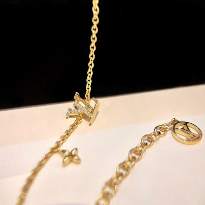 [⭐Seralia]LOGO STAR MOTIF GOLD BRACELET