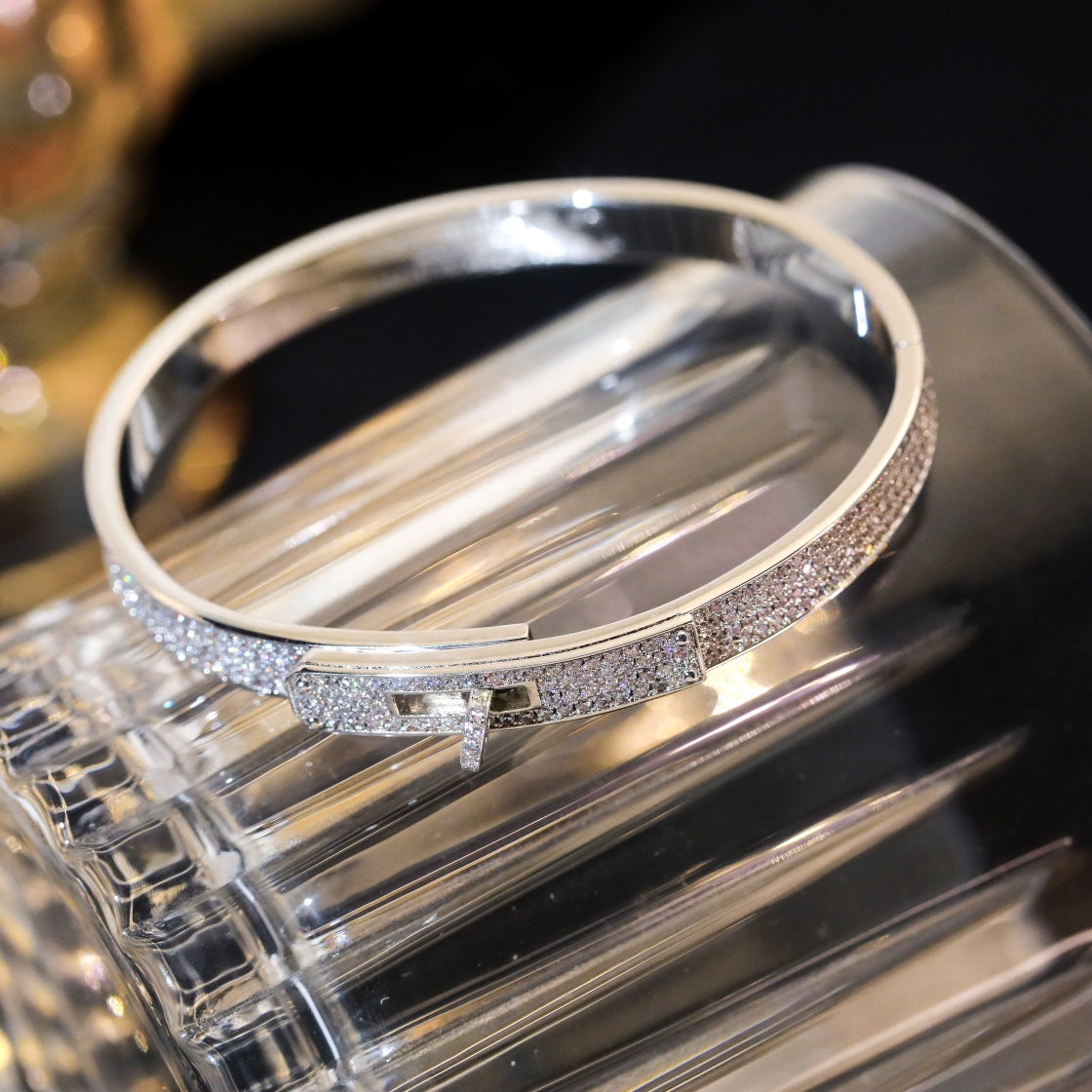 [⭐Seralia]KELLY BRACELET DIAMOND PAVED