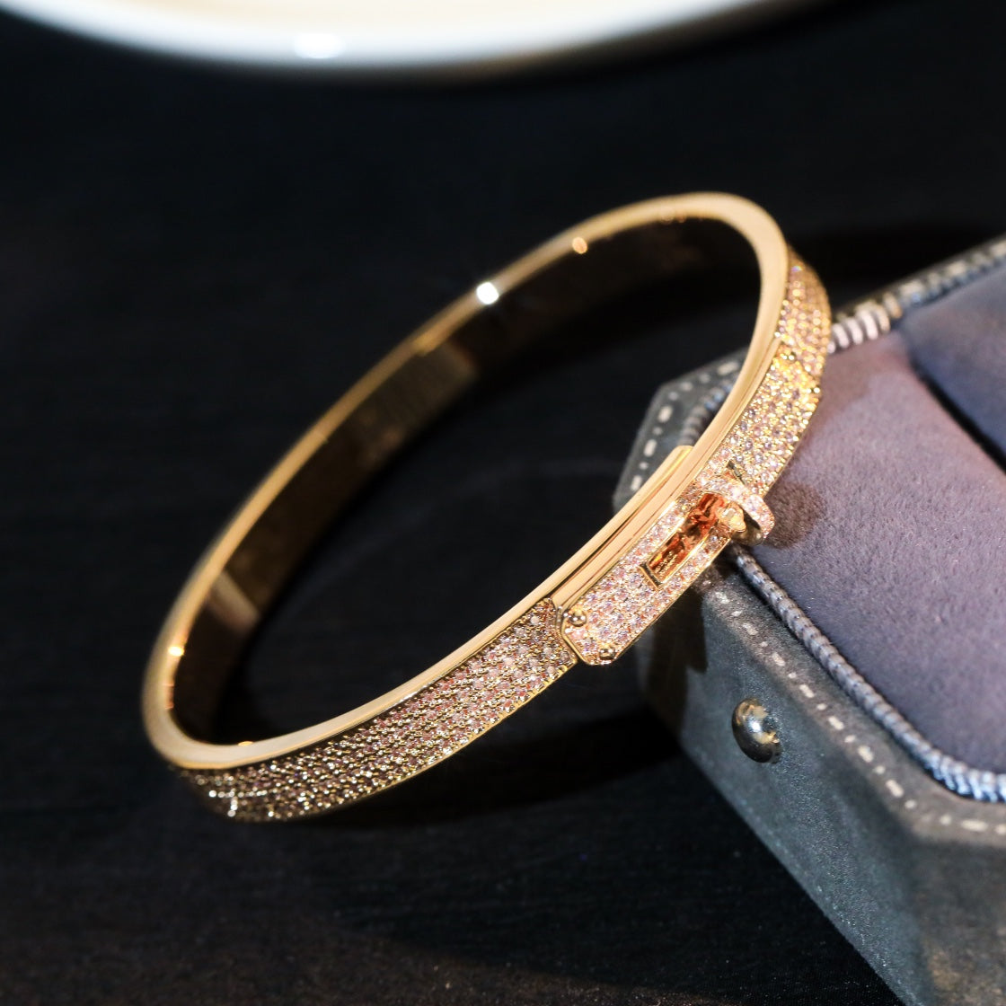 [⭐Seralia]KELLY BRACELET DIAMOND PAVED