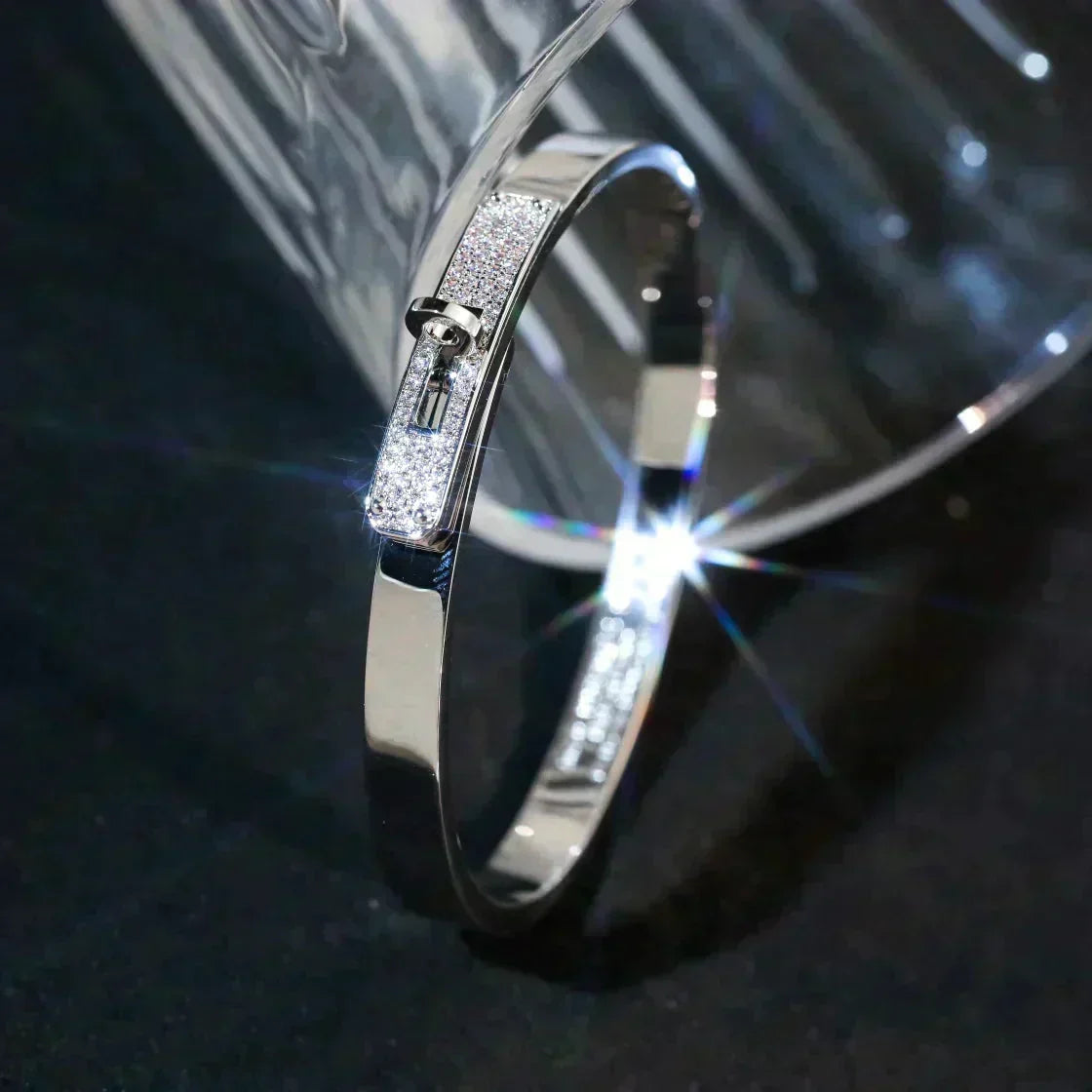 [⭐Seralia]KELLY SILVER DIAMOND BRACELET