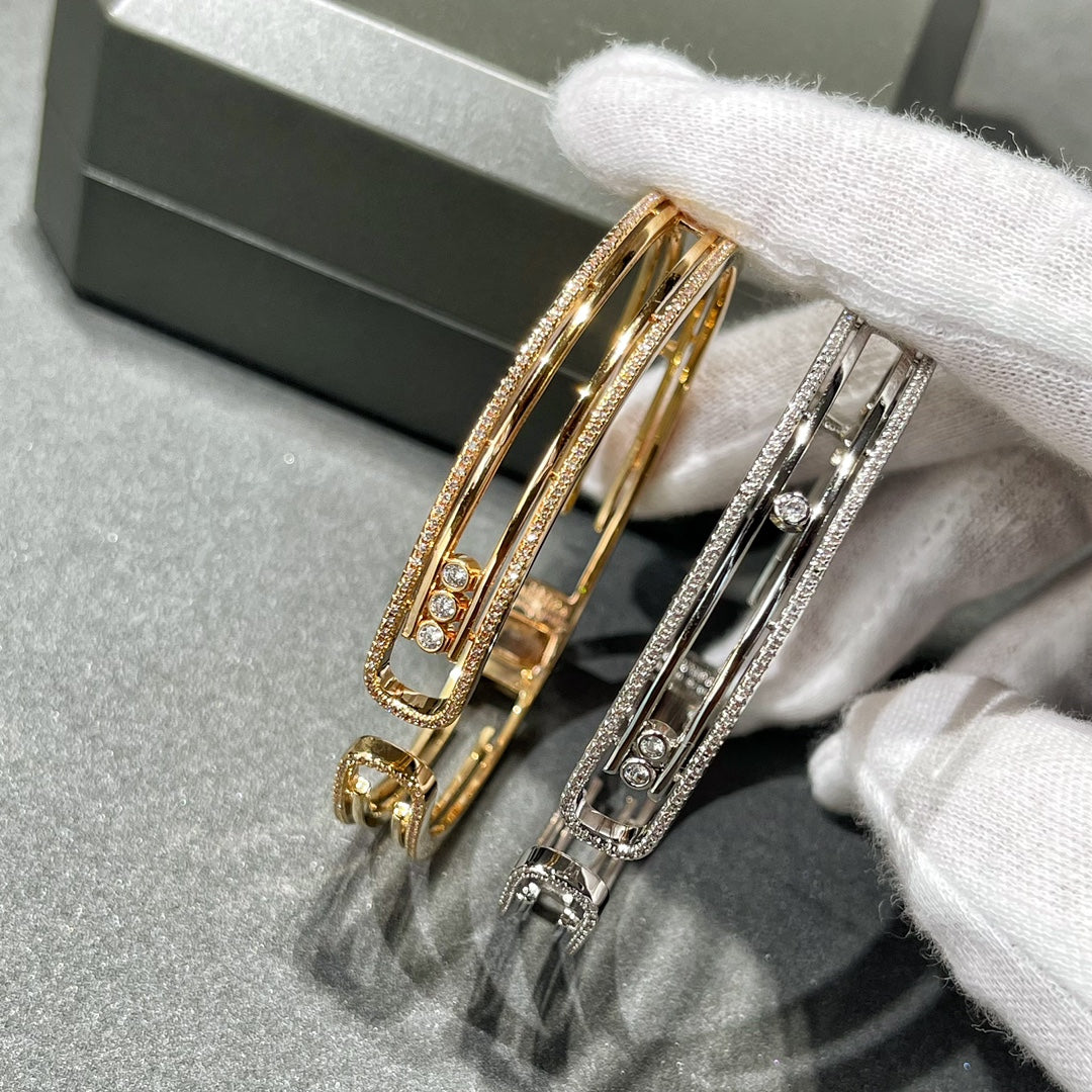 [⭐Seralia]MOVE 10TH PAVED DIAMOND BRACELET