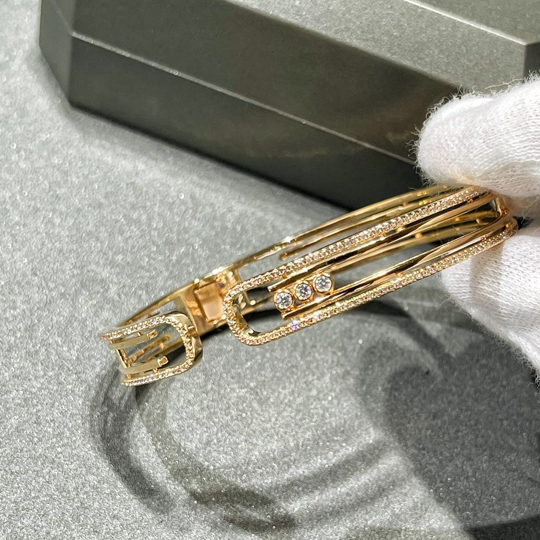 [⭐Seralia]MOVE 10TH PAVED DIAMOND BRACELET