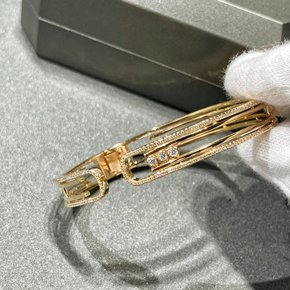 [⭐Seralia]MOVE 10TH PAVED DIAMOND BRACELET
