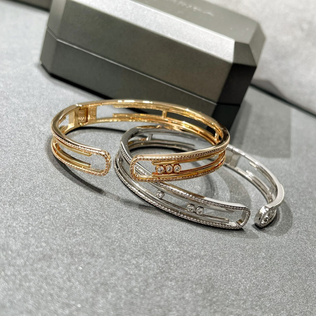 [⭐Seralia]MOVE 10TH PAVED DIAMOND BRACELET