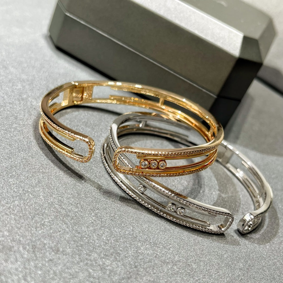 [⭐Seralia]MOVE 10TH PAVED DIAMOND BRACELET