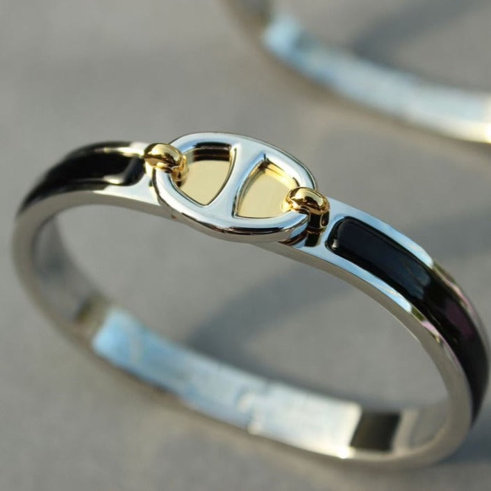 [⭐Seralia]CLIC CHAINE SILVER BRACELET