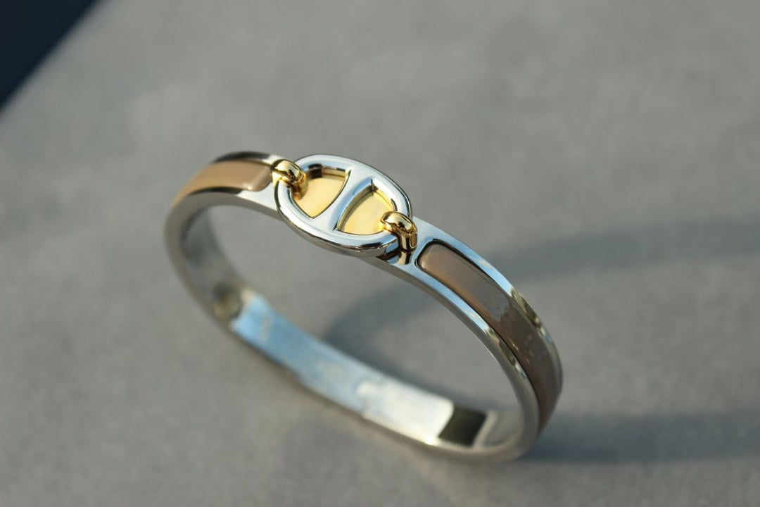 [⭐Seralia]CLIC CHAINE SILVER BRACELET