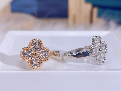 [⭐Seralia]CLOVER DIAMOND RING