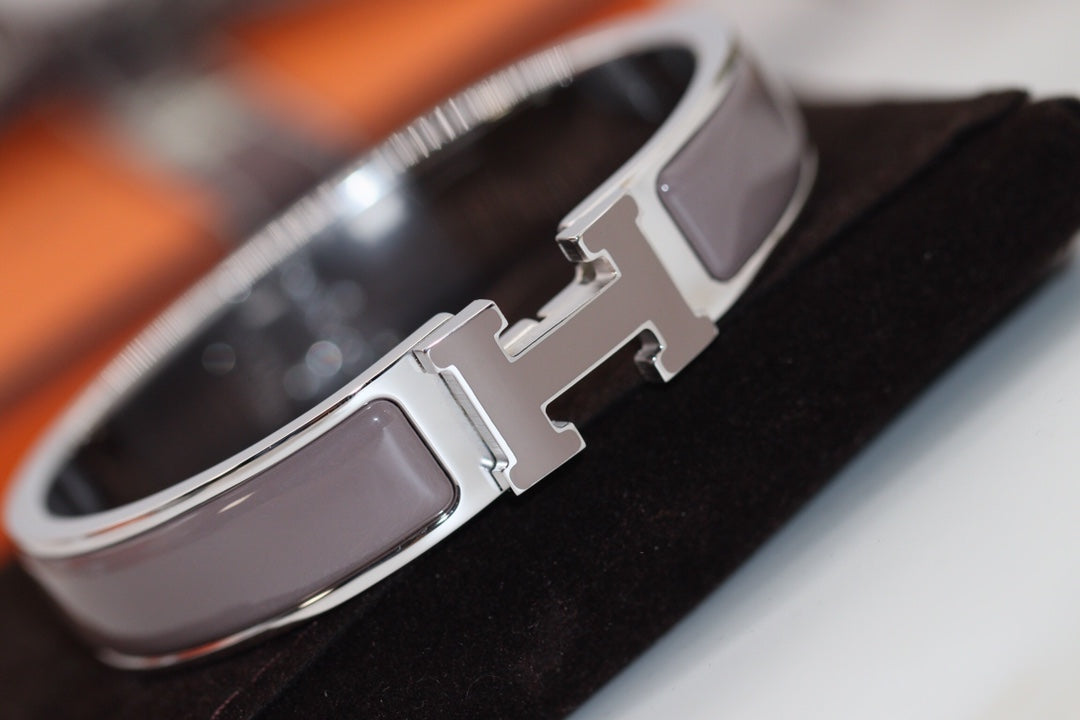 [⭐Seralia]H BRACELET 12MM BROWN
