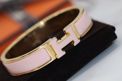 [⭐Seralia]H BRACELET 12MM PINK