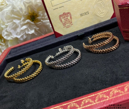 [⭐Seralia]CLASH LARGE HOOP EARRINGS