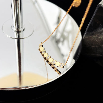 [⭐Seralia]BEE MY LOVE DIAMOND NECKLACE
