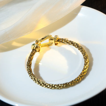 [⭐Seralia]FORCE 10 GOLD GREEN DIAMOND PAVED