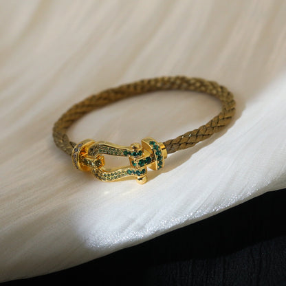 [⭐Seralia]FORCE 10 GOLD GREEN DIAMOND PAVED