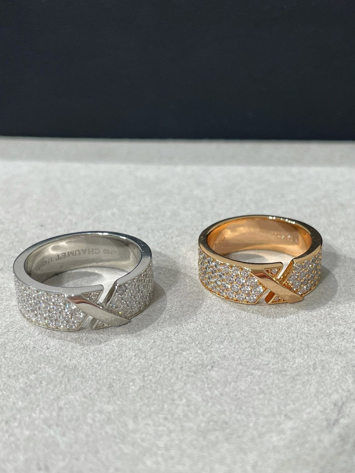 [⭐Seralia]LIENS EVIDENCE  DIAMOND PAVED RING