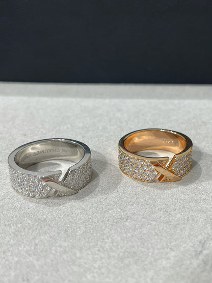 [⭐Seralia]LIENS EVIDENCE  DIAMOND PAVED RING