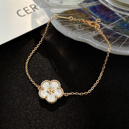 [⭐Seralia]LUCKY SPRING ROSE GOLD MOP BRACELET