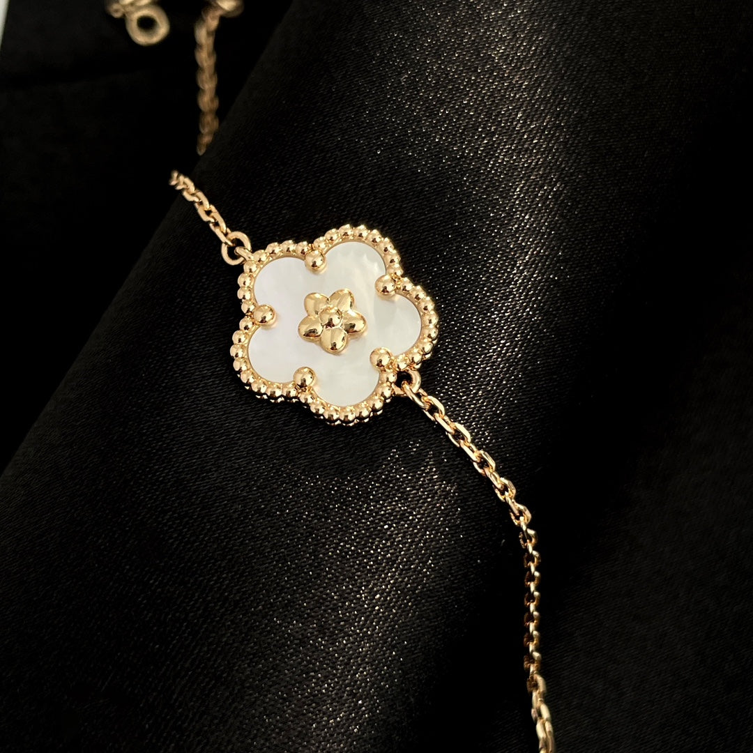 [⭐Seralia]LUCKY SPRING ROSE GOLD MOP BRACELET