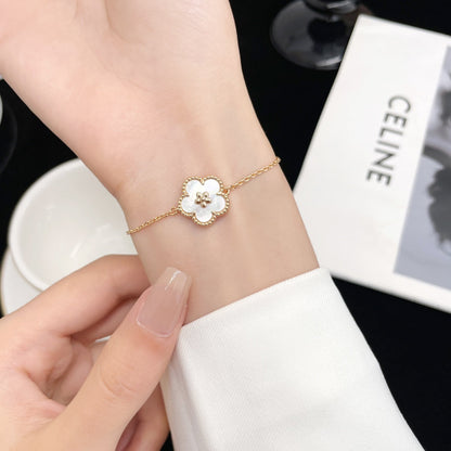 [⭐Seralia]LUCKY SPRING ROSE GOLD MOP BRACELET